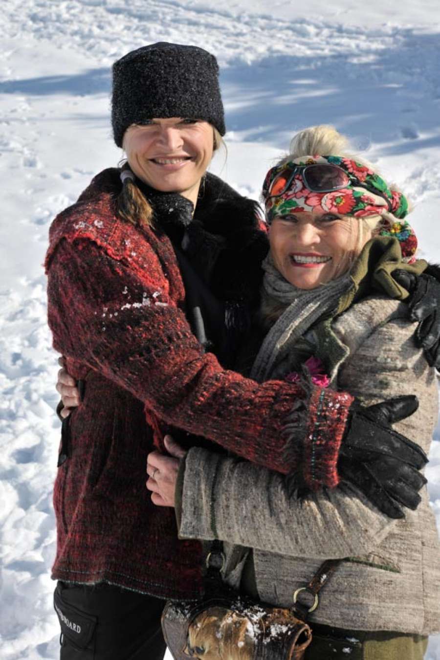 Kathrin Schiefer mit Mutter Maria Schiefer