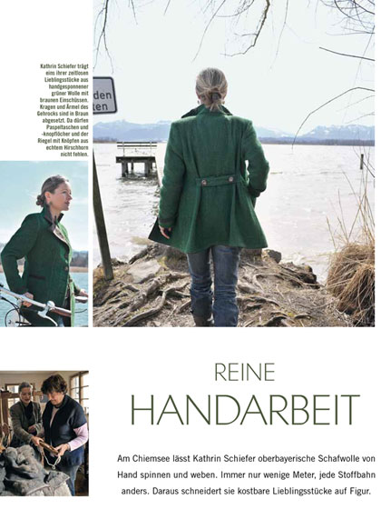 Kathrin Schiefer im Landlust Magazin