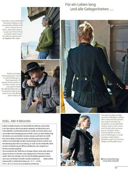 Kathrin Schiefer im Landlust Magazi