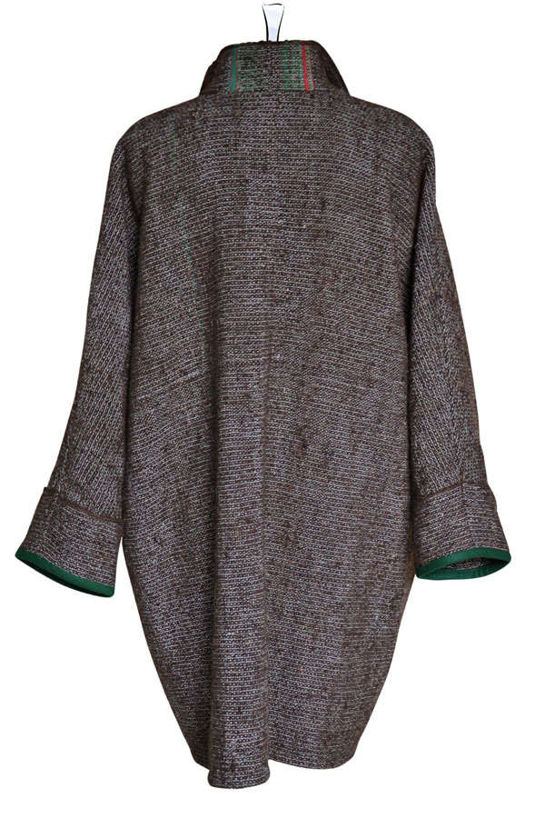 Wollkimono-Mantel Carmela // Rücken