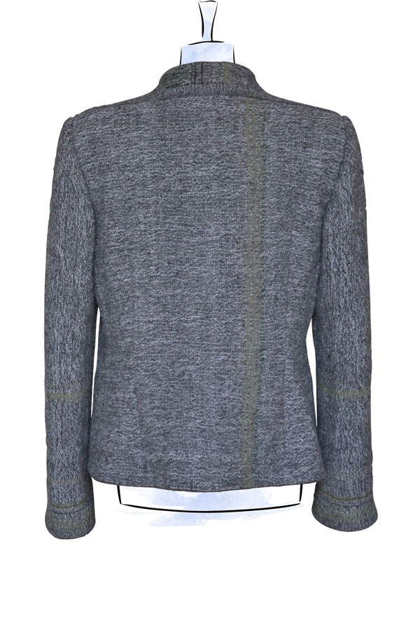 Taillierte Trachtenjacke Ginevra aus reiner Merinowolle  Detail 02