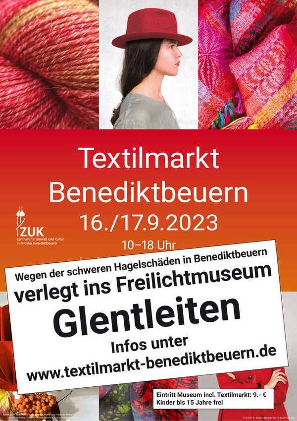 Textilmarkt Benediktbeuern im Freilichtmuseum Glentleiten
