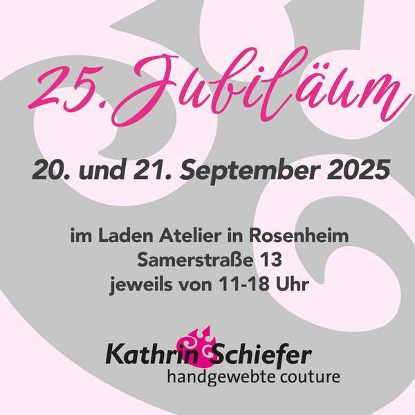 25. Jubiläum am 20. und 21. September 2025