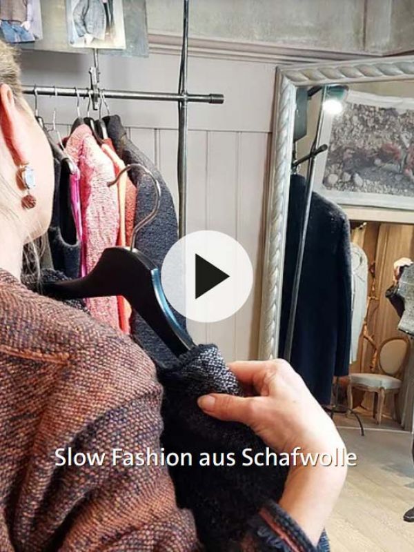 Beitrag »Slow Fashion aus Schafwolle« über mich im BR